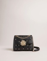 AYALISA266589 Studded Leather Quilted Bag